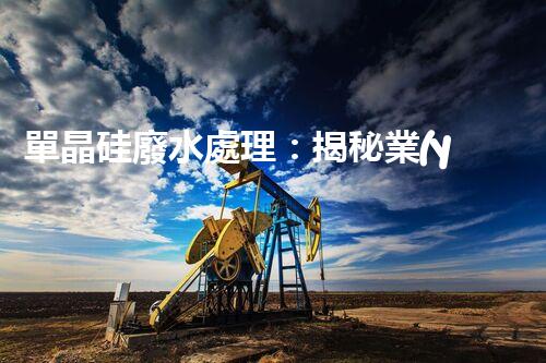 單晶硅廢水處理：揭秘業(yè)內(nèi)領(lǐng)先的技術(shù)和創(chuàng)新方法？
